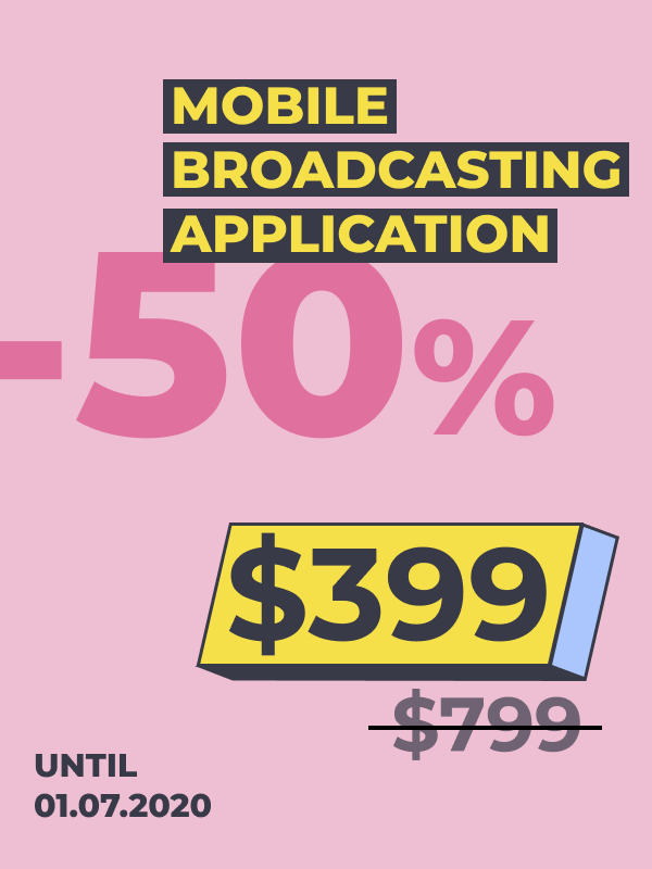 mobile broadcasting app